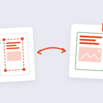 Crop box dragged inside a PDF page to trim the margins