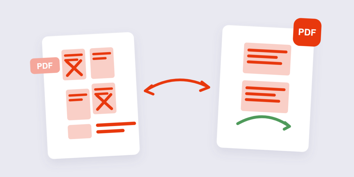 Removing selected pages from a PDF document