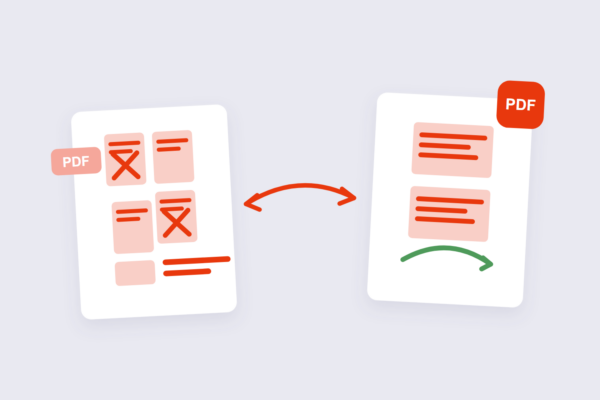 Removing selected pages from a PDF document