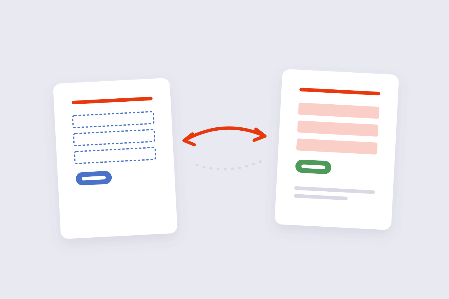Interactive form converting to flattened page with no reverse path