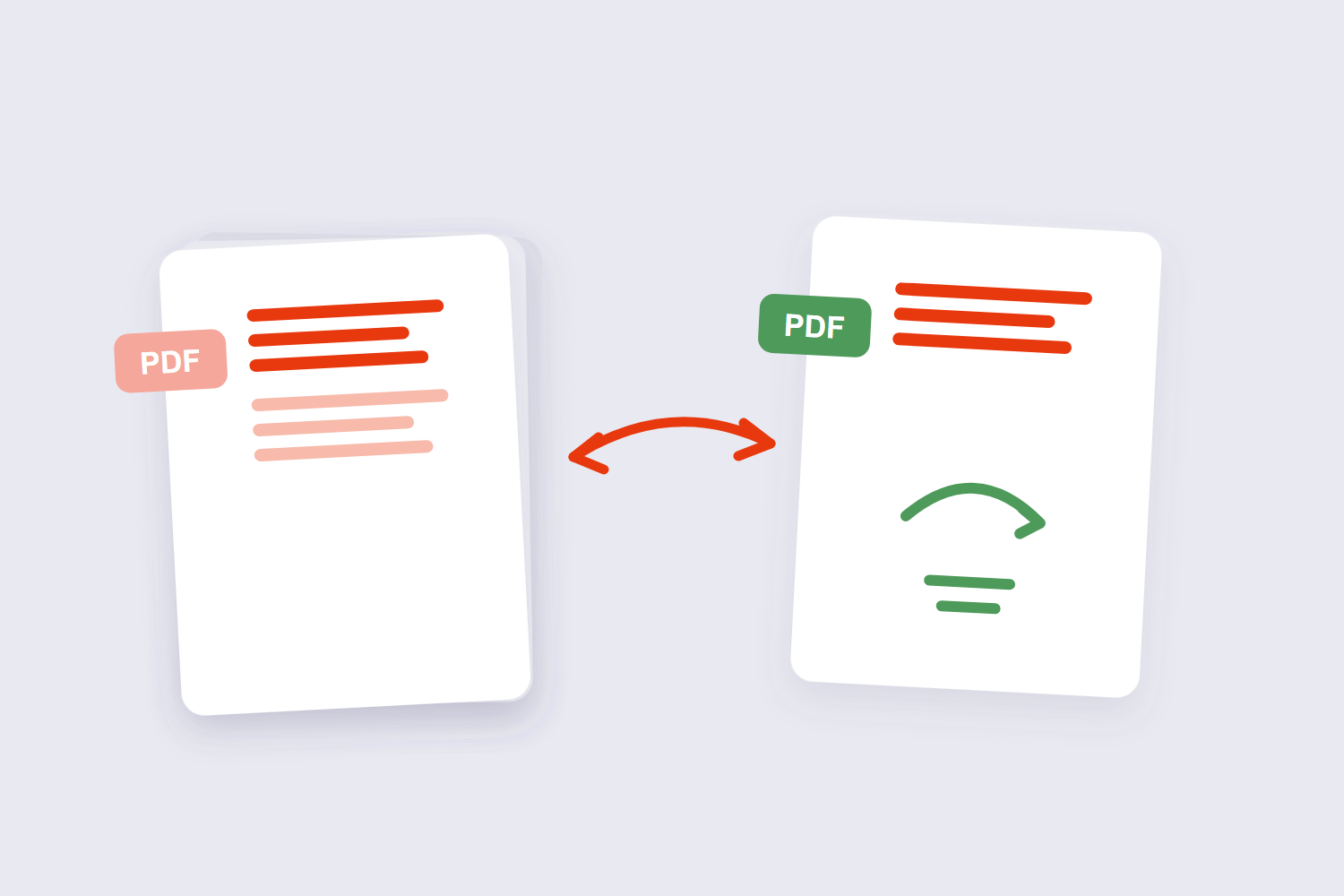 Heavy PDF with hidden pages rebuilt into a smaller clean PDF