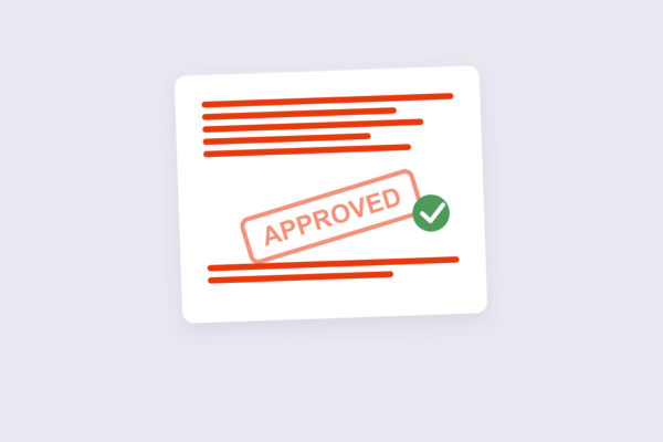 PDF document stamped with green APPROVED mark