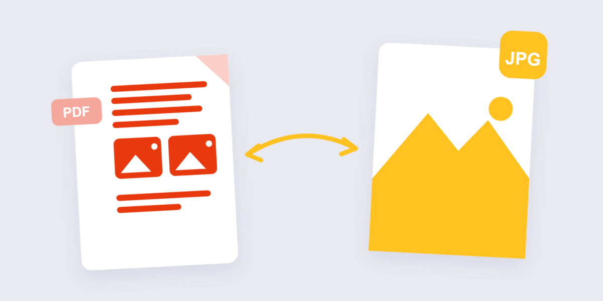PDF document converting into a JPG image