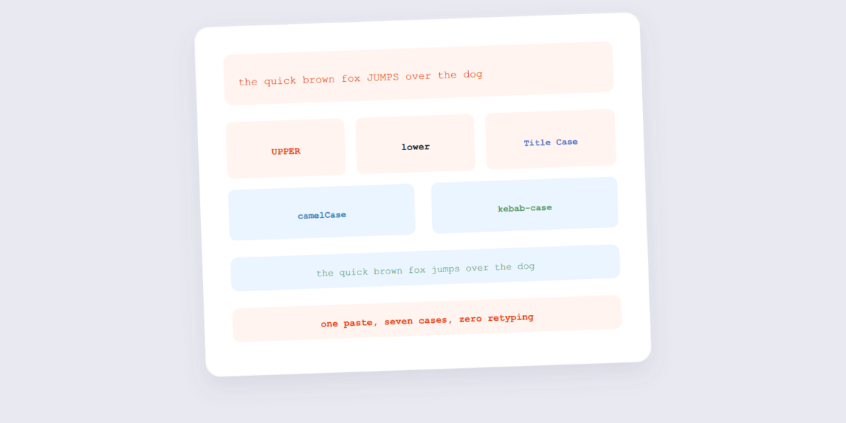 Text Case Converter Free (All 7 Cases) - iLovePDF