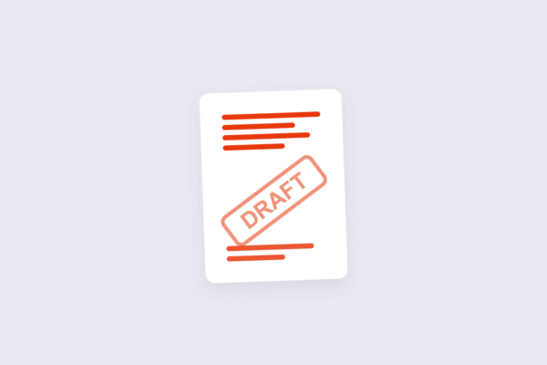 Diagonal DRAFT watermark across a PDF page